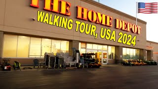 Walking Tour Home Depot Hardware Store, Walk Through. One of the Big Store In America, 2024.