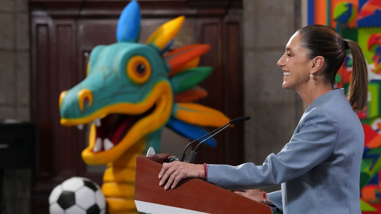 En 2026, inversión para entidades sede del Mundial en México. Conferencia presidenta Sheinbaum