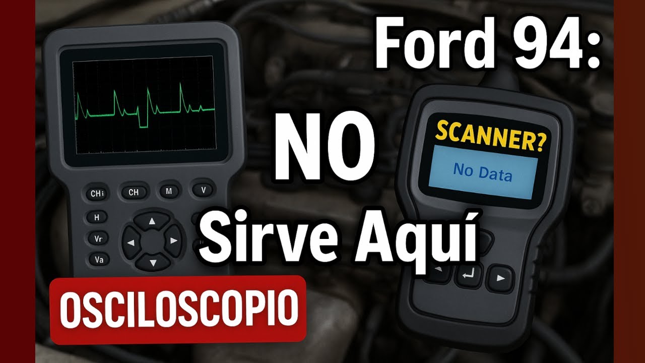 Ford Ranger 4.0 Falla de Cilindro: Diagnóstico con Osciloscopio (Sin Scanner)