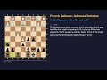 The Most Aggressive French Defense System | Advance Variation Guide (Part 1)