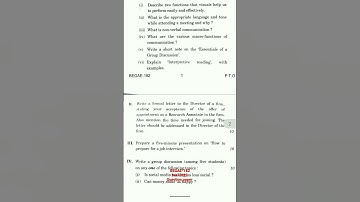 BEGAE 182 Previous Year Question Paper Dec 2022 #IGNOUStudentsSupport #shorts #ignou #cbcs