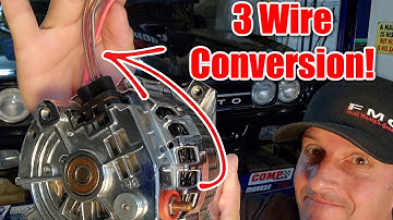 Changing my 1 Wire Alternator to a 3 Wire Alternator!  How and why?