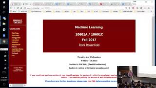 10-601 Machine Learning Fall 2017 - Lecture 01