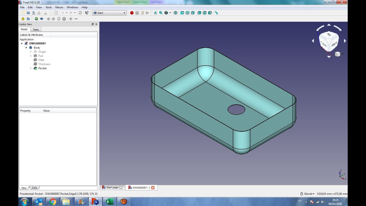 PIA DE COZINHA, 3D CAD Model Library