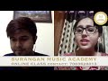 Online music class with subhadeep das surangan music academy studentmritwika