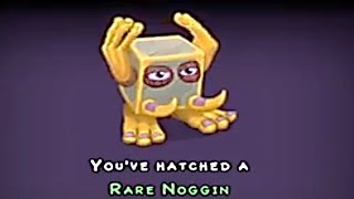 I found Rare Noggin from Scratch Three For 5 Diamonds - My Singing Monsters