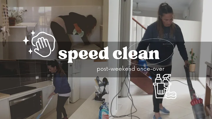 SPEED CLEAN | Weekly Downstairs Once-over  | CLEANING MOTIVATION | Australia