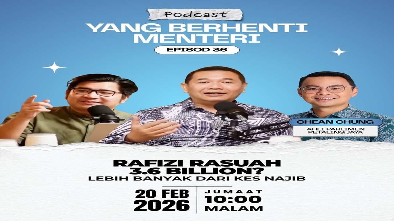 (Episod 36) Rafizi Ramli Bersama Lee Chean Chung: 𝗥𝗮𝗳𝗶𝘇𝗶 𝗗𝗶𝗱𝗮𝗸𝘄𝗮 𝗧𝗲𝗿𝗯𝗮𝗯𝗶𝘁 𝗣𝗲𝗻𝘆𝗲𝗹𝗲𝘄𝗲𝗻𝗴𝗮𝗻 𝗥𝗠𝟯.𝟲 𝗕𝗶𝗹𝗶𝗼𝗻