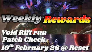 Weekly WoR Stream | Void Rift & Live Forerunner Patch