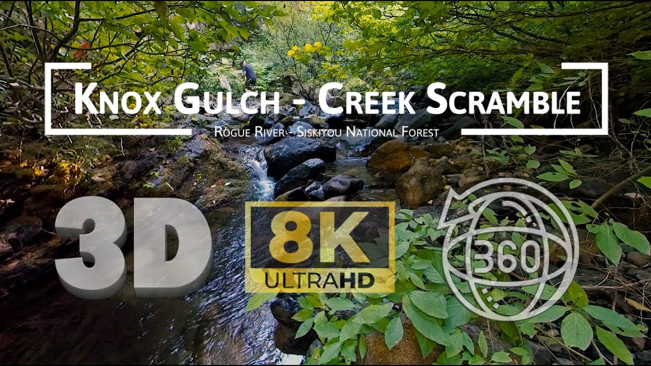 🌿Knox Creek Gulch creek scramble – Red Buttes Wilderness | 8K 3D AMBIX 360° |🌿