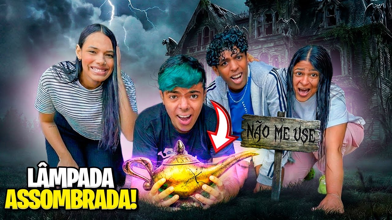 ENCONTRAMOS UMA LÂMPADA ASSOMBRADA NA CASA ABANDONADA!!😱😨 *o que ela faz?