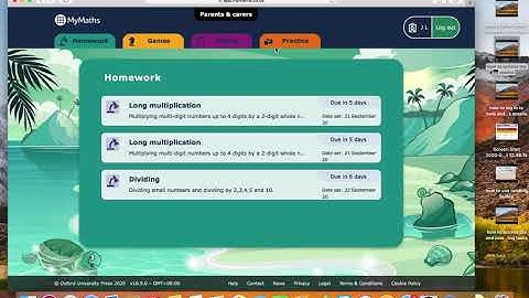 How to use My Maths and access maths homework