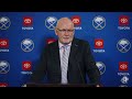 "There's No Quitting" | Lindy Ruff After Buffalo Sabres Defeat Anaheim Ducks