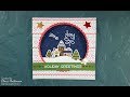 Lawn Fawn Winter Village Holiday Card