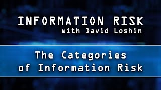 The Categories of Information Risk