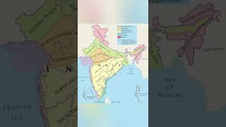 PHYSICAL DIVISION OF INDIA IN MAP
