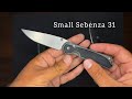 Small Sebenza 31 | S45VN | A wonderful blade to use.