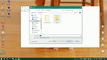 How to save a file in Computer
