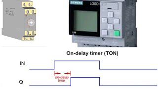 شرح المؤقتات من النوع Timer on  delay,Timer off delay&Timer one-off delayباستخدام Siemens logo