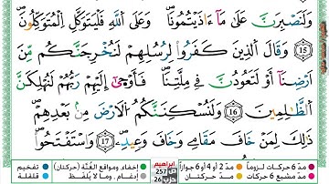 (مكررة) حفظ سورة ابراهيم  (05) للقارئ الشيخ محمد سايد