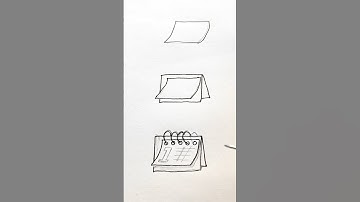 3 step doodles calendar #doodle #doodleart #shorts #calendar