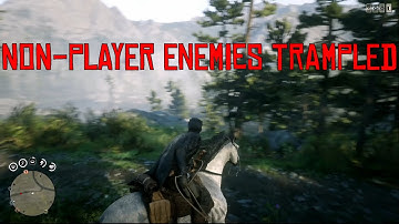 Red Dead Online (60 second instruction ) - Non player enemies trampled daily quest