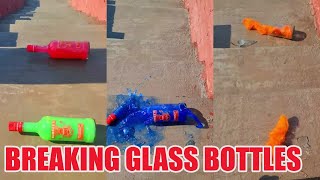 Breaking Gl Bottles And Balloon Drops Crushing Crunchy & Soft Things