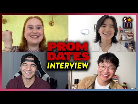 PROM DATES Cast Talk Movie Tropes, Slow Mo Moment Songs & More | Julia Lester, Terry Hu & More