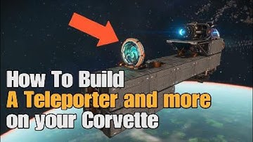 How to Build a TELEPORTER on Your Corvette | No Man