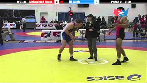 74 KG Round 1 - Mohammad Naser (TMWC) vs. DJ Webb ...