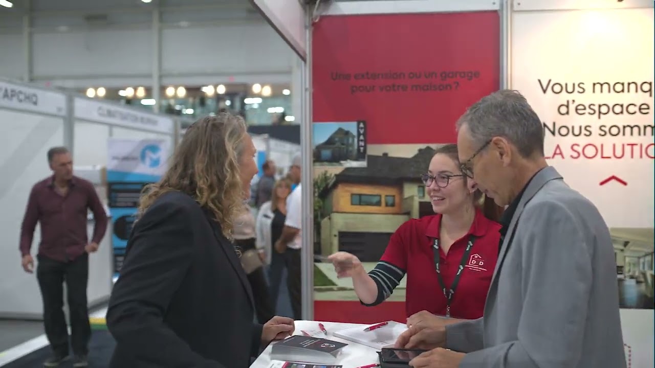 Maisons DD, exposant au District Habitat, salon d'habitation, APCHQ Montréal à Brossard octobre 2022