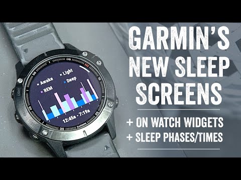 Quick Tips: Garmin's New On-Watch Sleep Widgets - YouTube