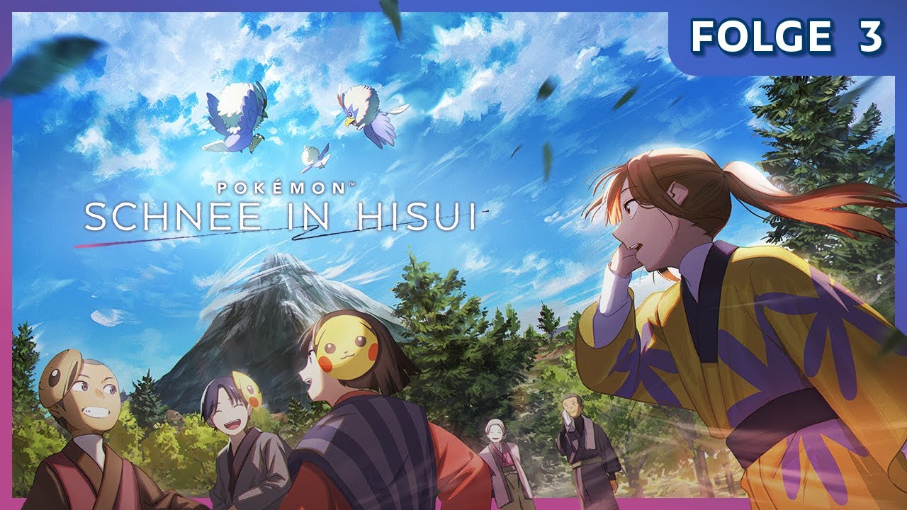 Zwei Farbtöne ️ 🏔️ | Pokémon: Schnee in Hisui Folge 3