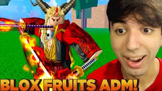 JOGUEI COM UM ADM DO BLOX FRUITS!