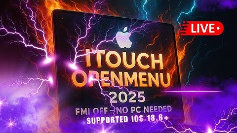 🔥 OpenMenu FMI OFF | ✅ Supported All iPhones/iPads iOS 18.6+ | [ Without PC & Without Tools ]