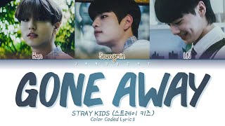 Stray Kids (스트레이 키즈) - 'Gone Away' (Color Coded Lyrics Eng/Rom/Han/가사)