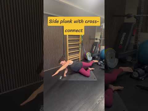 Side plank with cross connect