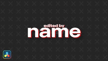 HOW TO MAKE THIS *CLEAN* ROTATE IDENT IN DAVINCI RESOLVE [FREE TEMPLATE]