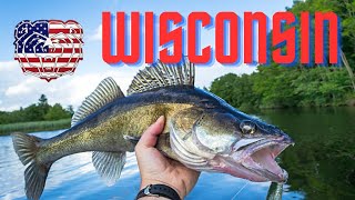 Catching Walleye and White Bass on a 20 Foot Fishing Pole. And also catching them on Flys .