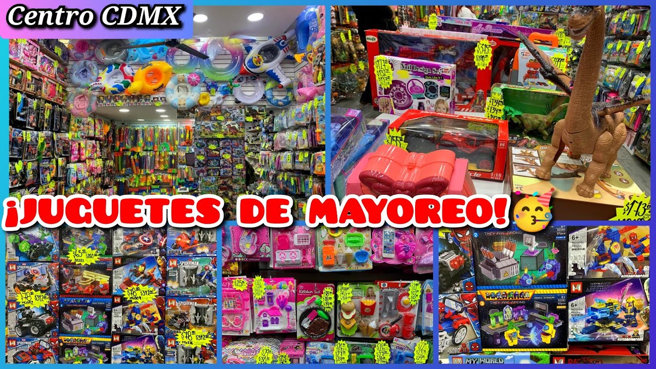 JUGUETES DE MAYOREO CDMX 🤯, LEGOS, INFLABLES Y MÁS / "GOLDEN TOYS" /  INICIA TU NEGOCIO / CENTRO CDMX - YouTube
