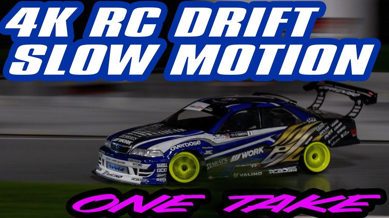 4K RC Drift SLOW MOTION One Take: Ben Williams at NRD