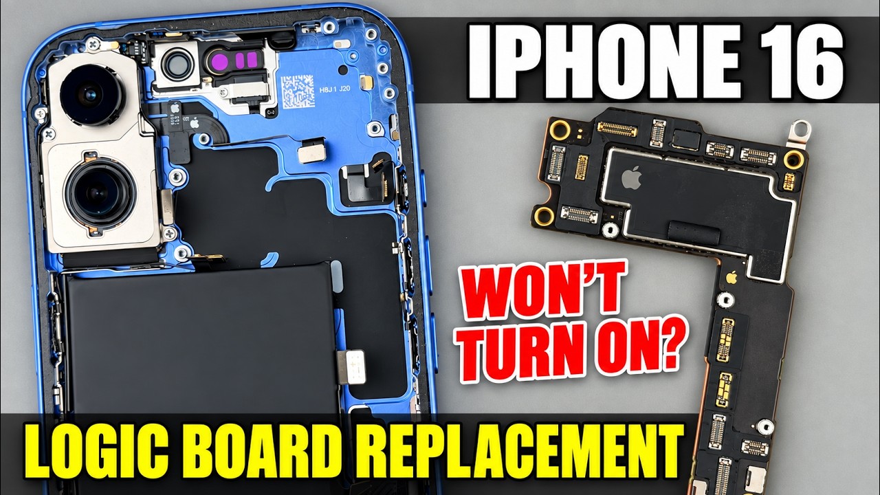 iPhone 16 Logic Board Replacement | Fix No Power, Boot Loop