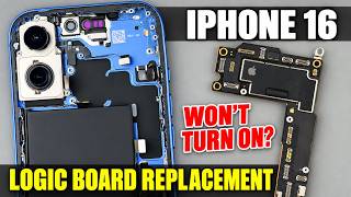 iPhone 16 Logic Board Replacement | Fix No Power, Boot Loop & Random Restarts