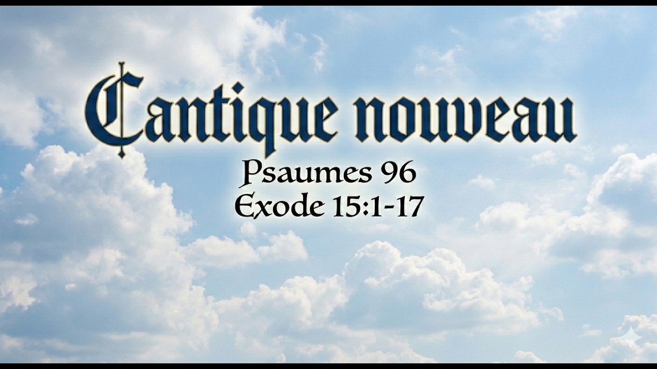 UN CANTIQUE NOUVEAU - RÉV. PASTEUR JUDE BLÉ