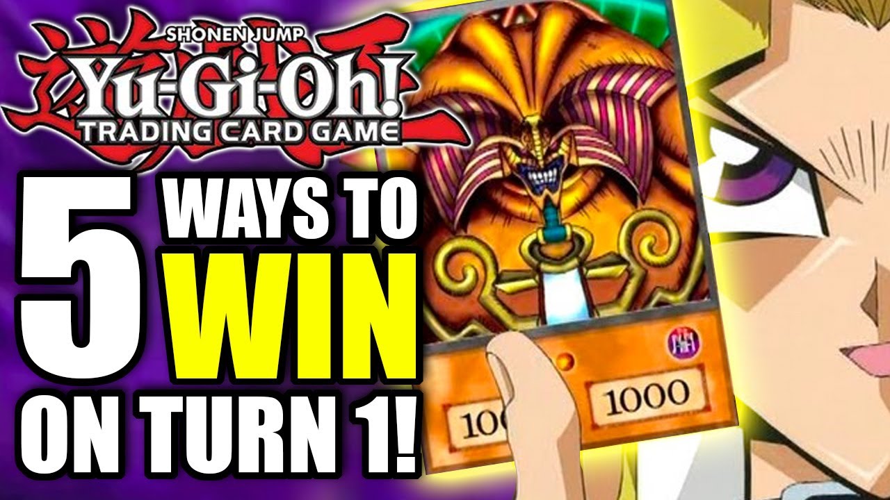 Yu-Gi-Oh! 5 Ways to Win on Turn 1! - YouTube