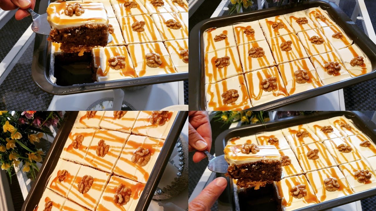 الذ واروع كيكة ممكن تجربها في حياتك سهلة ومغذية وبمذاق خرافيcarrot cake