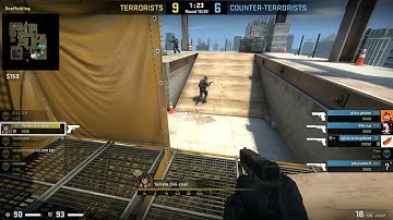 CS:GO - 1V4 With A Glock - Insane Clutch