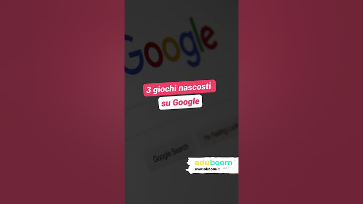 Conosci altri giochi nascosti su Google? 😁