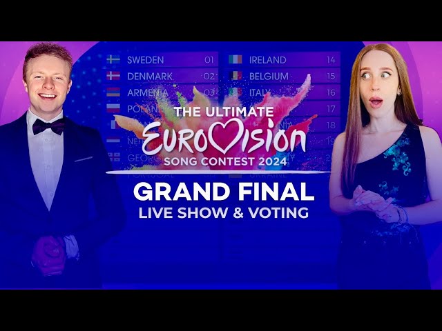 THE ULTIMATE EUROVISION 2024 | GRAND FINAL u0026 VOTING (w/ @ESCSILVER u0026 @TheBalkanGuy) class=