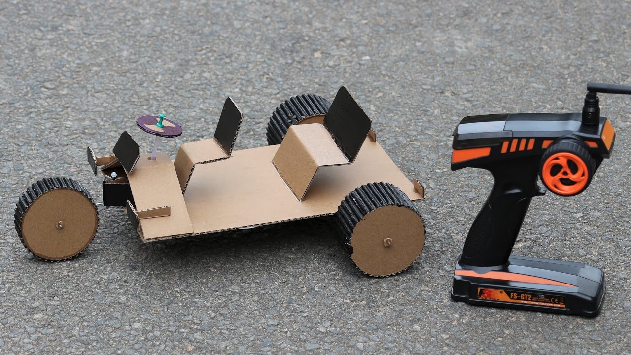 How To Make A Cardboard Car Remote Control Cardboard Car YouTube